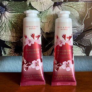 NEW 2-Pc JAPANESE CHERRY BLOSSOM Hand Cream 1oz Bath & Body Works